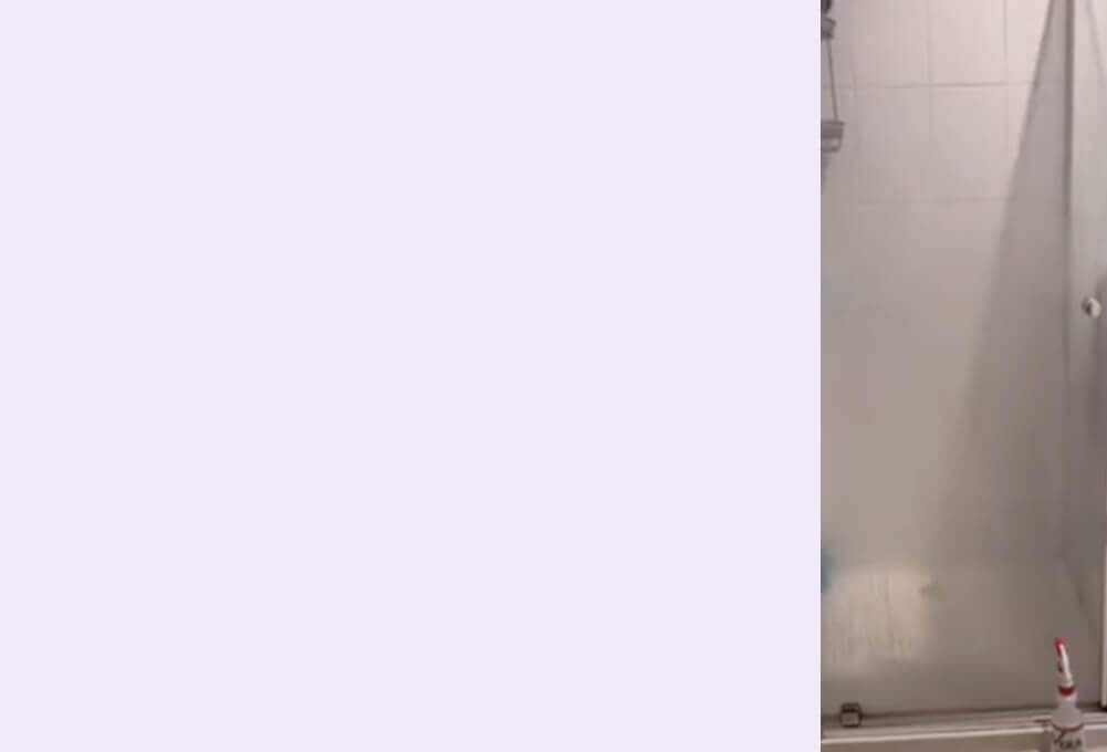 Soap Scum Shower Cleaning Demonstration