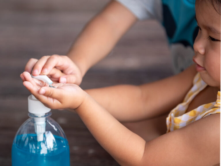 alcohol sanitiser dangers